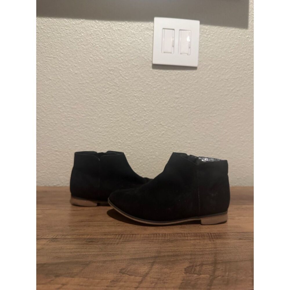 Cat & Jack Black Girl Ankle Booties Size 13